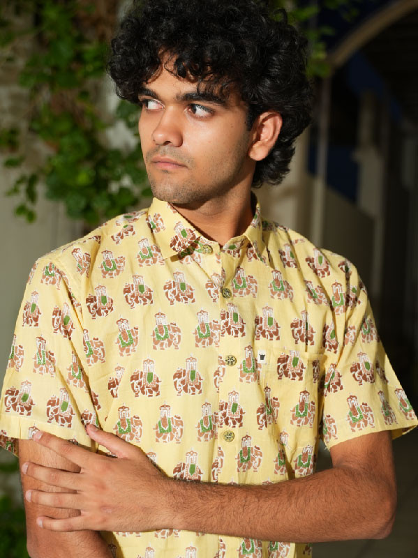 Royal Raag Printed half sleeve shirt – Rajasthani Heritage Edition